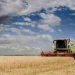 नवीन कॉम्पेक्ट भूसा कटाई कम्बाइन हार्वेस्टर मशीन