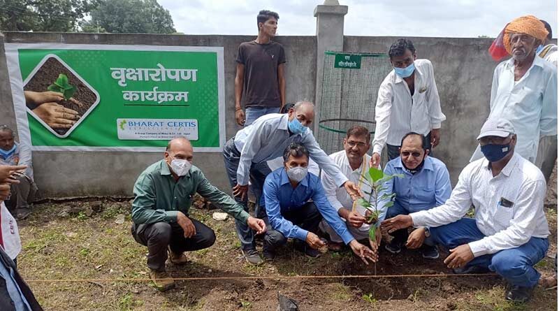 भारत सर्टिस एग्रीसाइंस ने मप्र में वृक्षा रोपण अभियान का शुभारम्भ किया