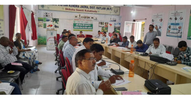 कृषि विज्ञान केन्द्र जावरा में रबी फसलों पर समन्वित कीट प्रबंधन प्रशिक्षण