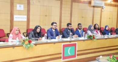 मालदीव के युवा दल ने किया एम पी यू ए टी का भ्रमण