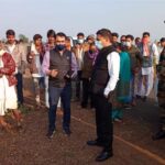 कलेक्टर ने ओलावृष्टि से फसल क्षति का लिया जायजा