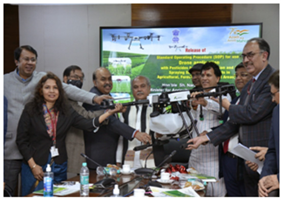 कृषि मंत्रालय ड्रोन खरीदने  के लिए 10 लाख रुपये तक अनुदान देगा