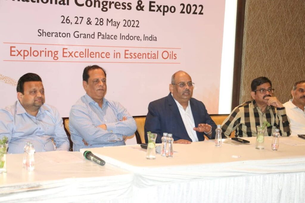 इंदौर में एसेन्सियल ऑयल एसोसिएशन की अन्तर्राष्ट्रीय कांग्रेस एवं एक्सपो आयोजित 