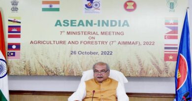 कृषि‍ विकास के लिए आसियान देशों के साथ परस्पर सहयोग पर भारत का जोर