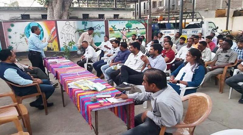 शाहपुर में किसानों की चौपाल आयोजित