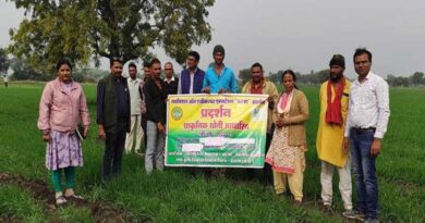 देवास जिले में प्राकृतिक खेती पर किसानों को दिया प्रशिक्षण