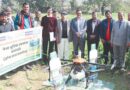 राजस्थान के उदयपुर कृषि विश्वविद्यालय ने ड्रोन से नैनो यूरिया छिड़काव का प्रदर्शन किया