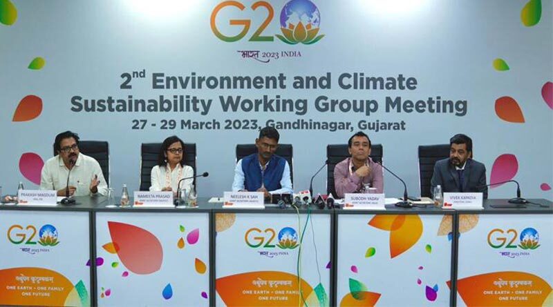 पर्यावरण और जलवायु स्थिरता कार्य समूह की दूसरी बैठक गांधीनगर में शुरू