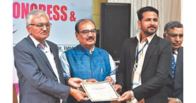 श्री कराड़ा ने जीता मप्र युवा वैज्ञानिक पुरस्कार