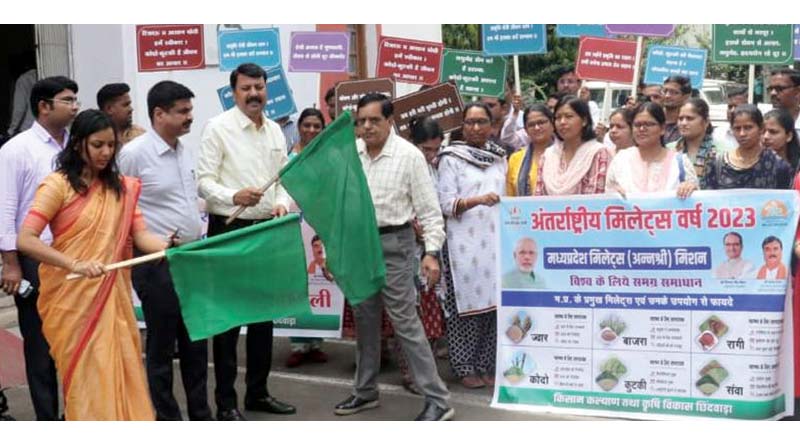 छिंदवाड़ा जिले में मिलेट्स ‘श्री अन्न’ रैली से जागरूकता