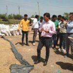 गेहूं खरीदी केंद्रों का कलेक्टर ने किया औचक निरीक्षण