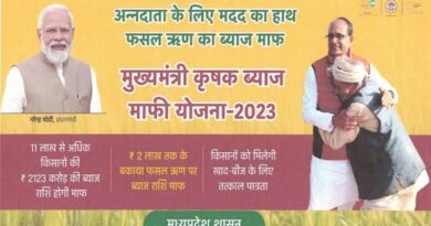 इंदौर जिले के 9 हजार से अधिक किसान होंगे लाभान्वित
