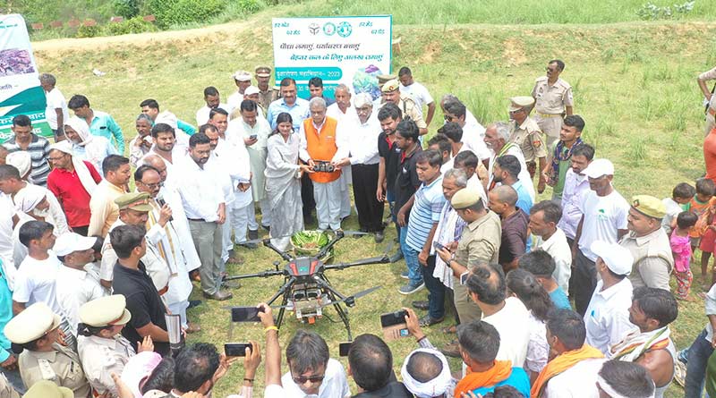मारुत ड्रोन ने हरित आवरण बढ़ाने के लिए उत्तरप्रदेश सरकार के साथ साझेदारी की
