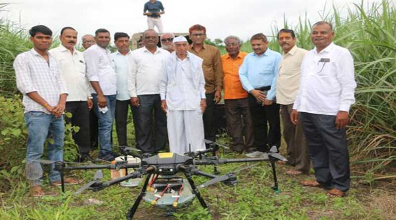 किसान खेती में कर रहे हैं ड्रोन टेक्नालॉजी का उपयोग