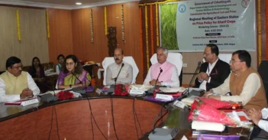 कृषि फसलों की लागत कम करने पर जोर दिया जाना चाहिए : डॉ. शर्मा