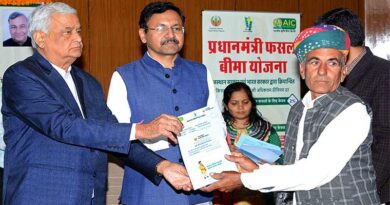 किसानों को फसल खराबे के नुकसान की भरपाई के लिए सरकार कटिबद्धः राजस्थान कृषि मंत्री श्री मीणा