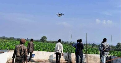 बुरहानपुर जिले में कृषि क्षेत्र में बढ़ा ड्रोन तकनीक का उपयोग