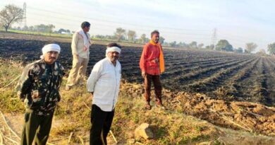 खेत में नरवाई जलाने पर 15 हज़ार दंड वसूला