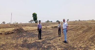 नरवाई जलाने पर 5 कृषकों को जारी हुआ नोटिस