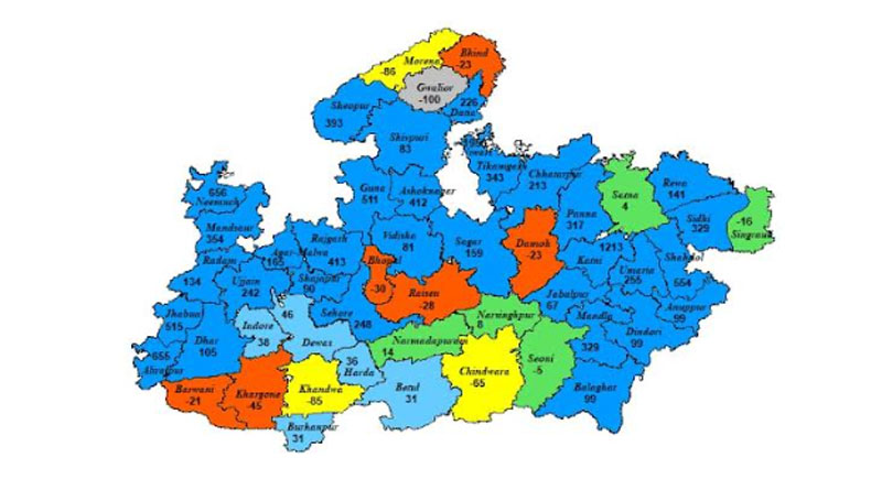 अलीराजपुर, झाबुआ, सिवनी और मंडला जिलों में अति भारी वर्षा की संभावना