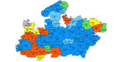 मंडला और बालाघाट जिलों में अत्यधिक भारी वर्षा का रेड अलर्ट