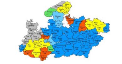 सिवनी, मंडला, बालाघाट जिलों में अत्यधिक भारी वर्षा की संभावना