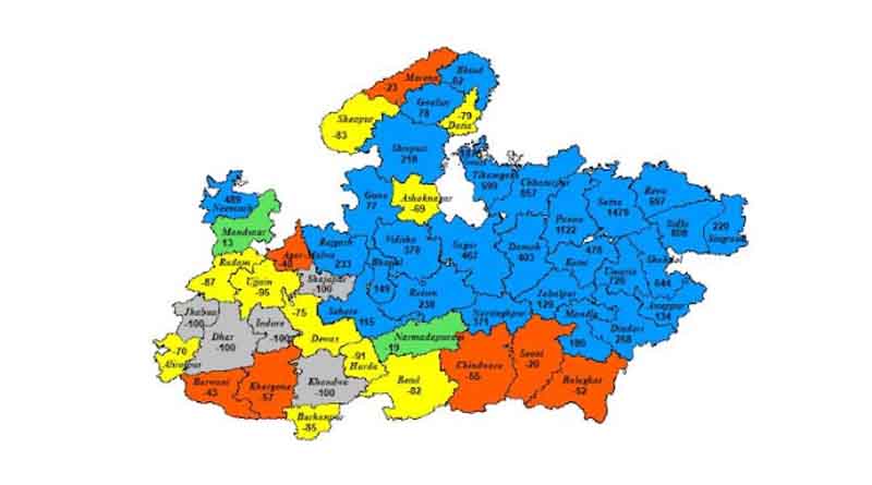 मध्यप्रदेश के 12 जिलों में अति भारी वर्षा की संभावना