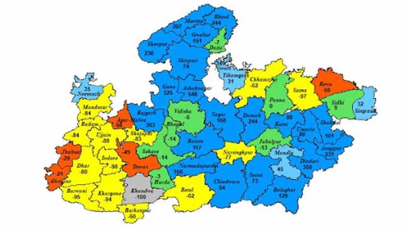 मध्यप्रदेश के 10 जिलों में अति भारी वर्षा की चेतावनी