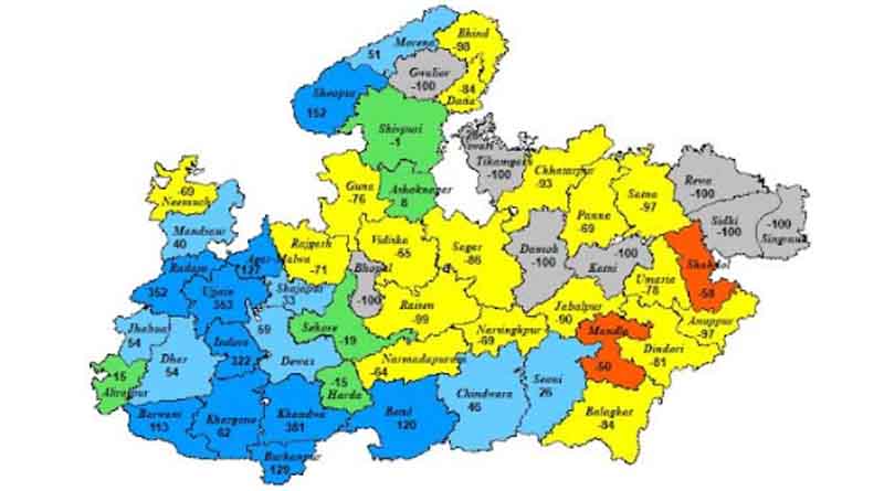 मध्यप्रदेश के 15 जिलों में भारी वर्षा की संभावना