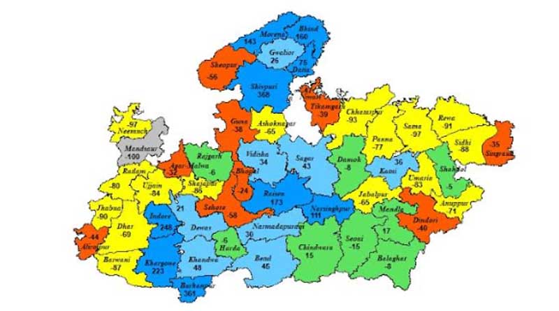 नर्मदापुरम, बैतूल और हरदा जिलों में अति भारी वर्षा की संभावना