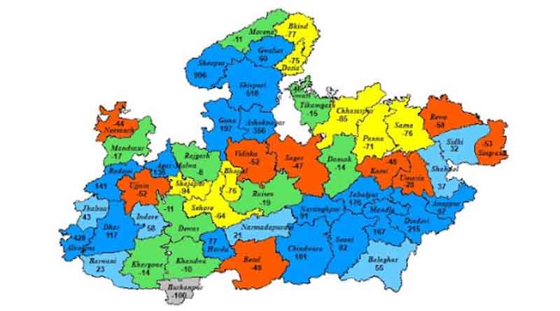 मध्यप्रदेश के 8 जिलों में अति भारी वर्षा की संभावना