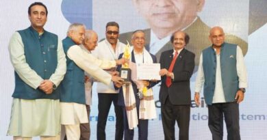 अशोक जैन 'विवेकानंद अंतर्राष्ट्रीय संबंध शांति पुरस्कार' से सम्मानित
