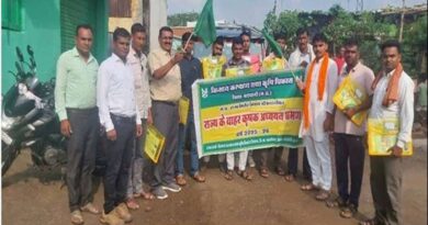 बड़वानी जिले का कृषक दल राज्य के बाहर भ्रमण हेतु रवाना