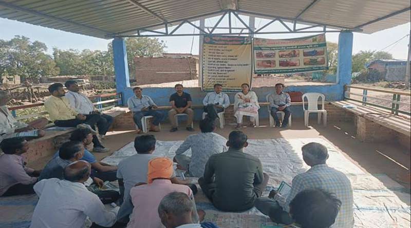 किसानों को पराली न जलाने के लिए किया जागरूक