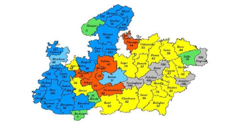 अलीराजपुर, झाबुआ, धार और रतलाम जिलों में अति भारी वर्षा की संभावना
