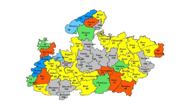 मध्यप्रदेश में सामान्य वर्षा की संभावना