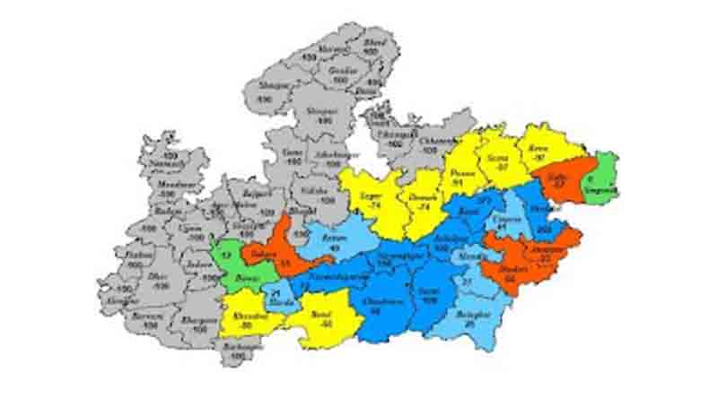छिंदवाड़ा और सिवनी जिलों में भारी वर्षा का येलो अलर्ट जारी