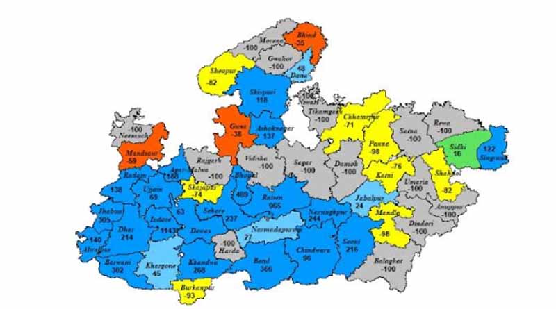 बड़वानी, अलीराजपुर और धार जिलों में भारी वर्षा की संभावना