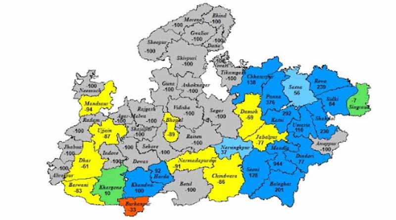 डिंडोरी, मंडला और बालाघाट जिलों में भारी वर्षा की संभावना