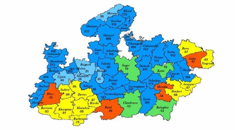 मध्यप्रदेश के 14 जिलों में भारी वर्षा की चेतावनी