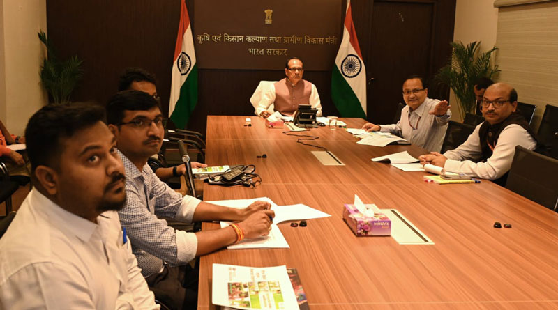 अनुकूल मानसून और सरकारी योजनाओं से कृषि क्षेत्र में नई प्रगति: कृषि मंत्री की समीक्षा बैठक में जानकारी