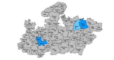 मध्यप्रदेश के 10 जिलों में हल्की वर्षा संभावित  