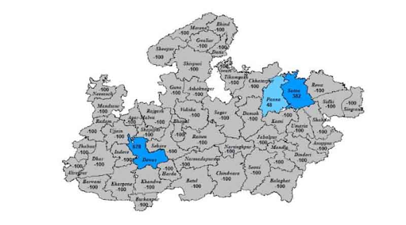 मध्यप्रदेश के 10 जिलों में हल्की वर्षा संभावित