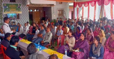 प्रधानमंत्री के कार्यक्रम का सीधा प्रसारण एवं प्राकृतिक खेती प्रशिक्षण आयोजित