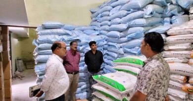 नरसिंहपुर जिले में उर्वरकों का पर्याप्त भंडारण