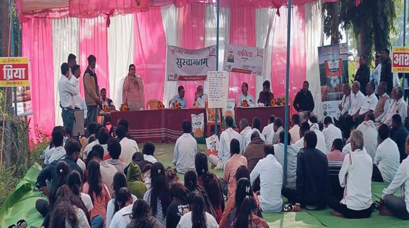 एचडीपीएस पद्धति से कपास फसल बोनी पर प्रशिक्षण आयोजित