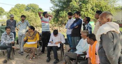 श्योपुर जिले में फसल क्षति सर्वे में तेजी