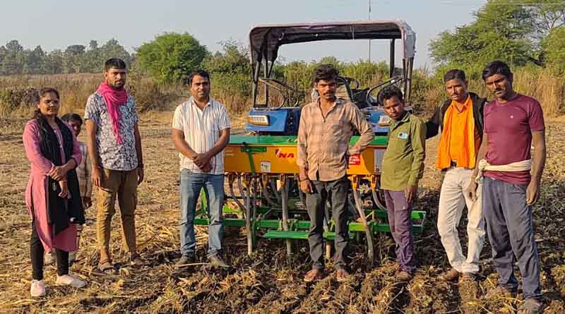 ज़ीरो टिलेज कार्यक्रम की सफलता में 'बिसा' के दीपेंद्र सिंह का नेतृत्व