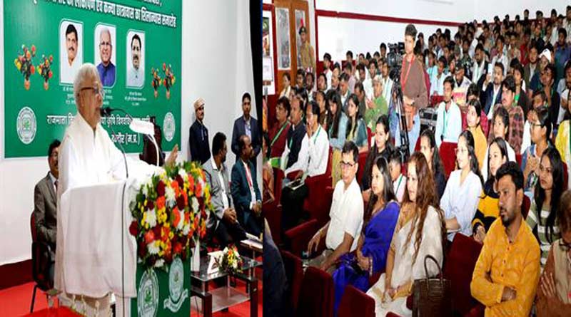 राज्यपाल इंदौर में बोले - विगत 11 वर्षों में देश में कृषि के क्षेत्र में उल्लेखनीय कार्य हुए