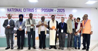 नींबूवर्गीय फलों के पौधे प्रमाणित होने चाहिए: डॉ. एन. के. कृष्ण कुमार